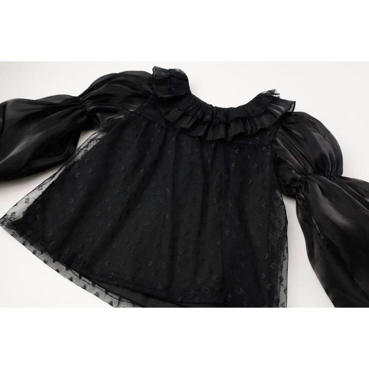 フリルカラーチュールドッキングブラウス | URBAN CHERRY | 詳細画像16 