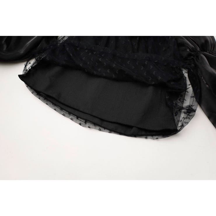 フリルカラーチュールドッキングブラウス | URBAN CHERRY | 詳細画像17 