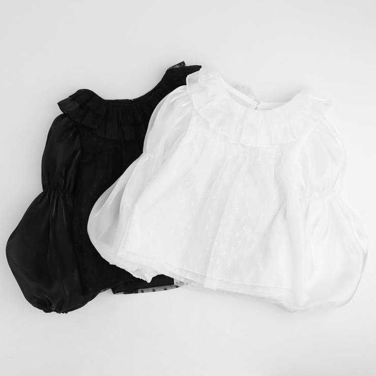 フリルカラーチュールドッキングブラウス | URBAN CHERRY | 詳細画像2 