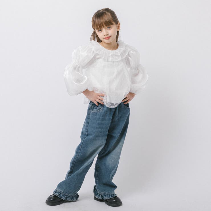 フリルカラーチュールドッキングブラウス | URBAN CHERRY | 詳細画像26 