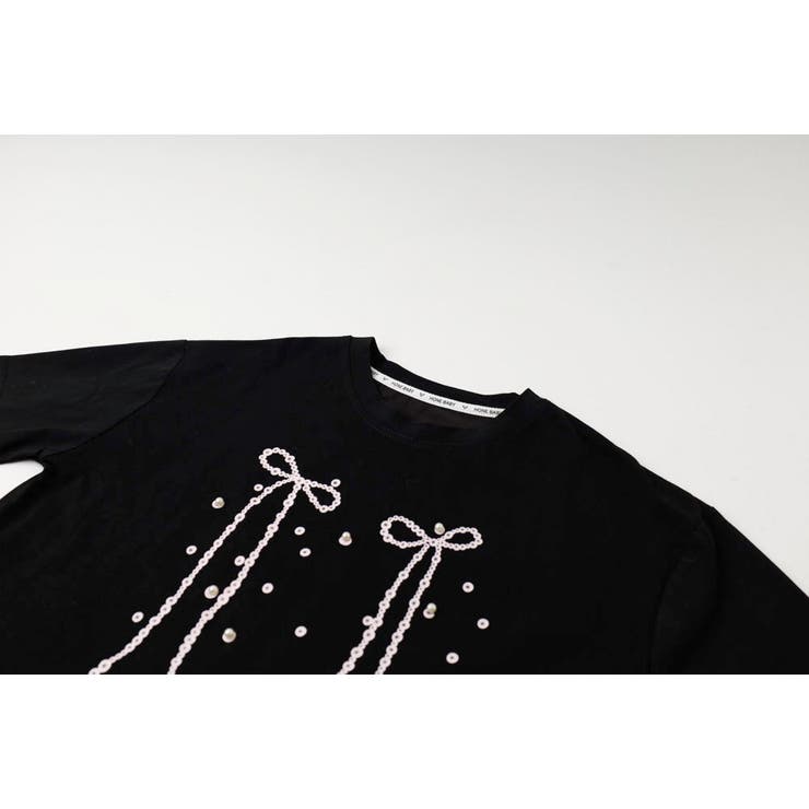 パールリボンデザインTシャツ | URBAN CHERRY | 詳細画像10 