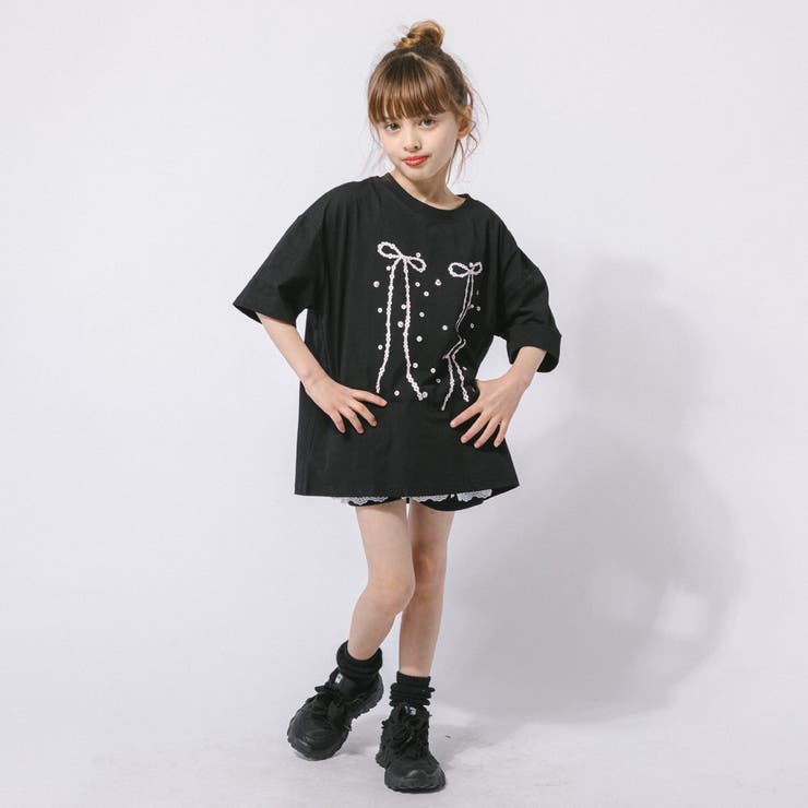 パールリボンデザインTシャツ | URBAN CHERRY | 詳細画像3 