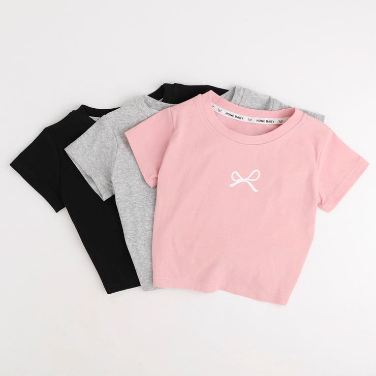 バックカットデザインワンポイントリボンプリントTシャツ | URBAN CHERRY | 詳細画像2 