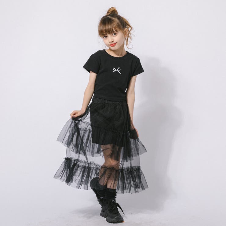 バックカットデザインワンポイントリボンプリントTシャツ | URBAN CHERRY | 詳細画像22 