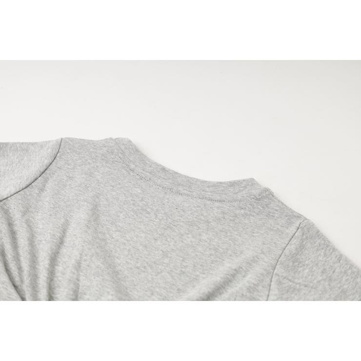 バックカットデザインワンポイントリボンプリントTシャツ | URBAN CHERRY | 詳細画像34 