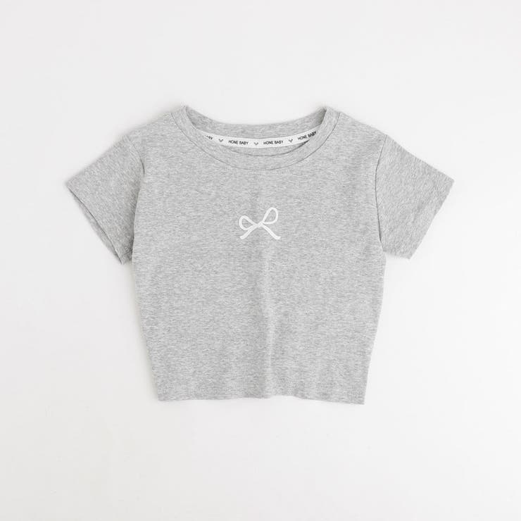 バックカットデザインワンポイントリボンプリントTシャツ | URBAN CHERRY | 詳細画像8 