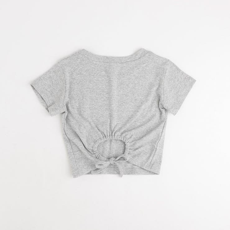 バックカットデザインワンポイントリボンプリントTシャツ | URBAN CHERRY | 詳細画像9 