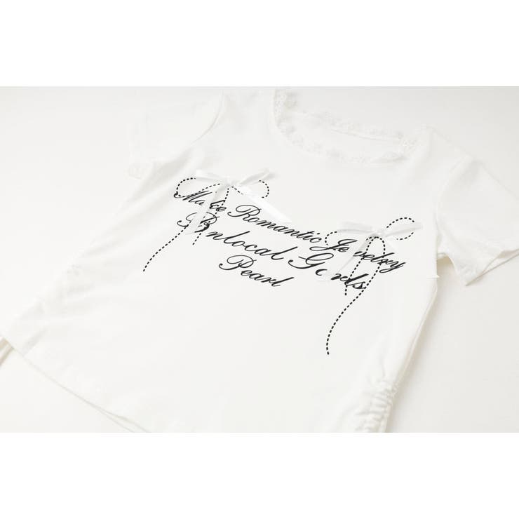 ネックレースデザインリボンプリントTシャツ | URBAN CHERRY | 詳細画像17 