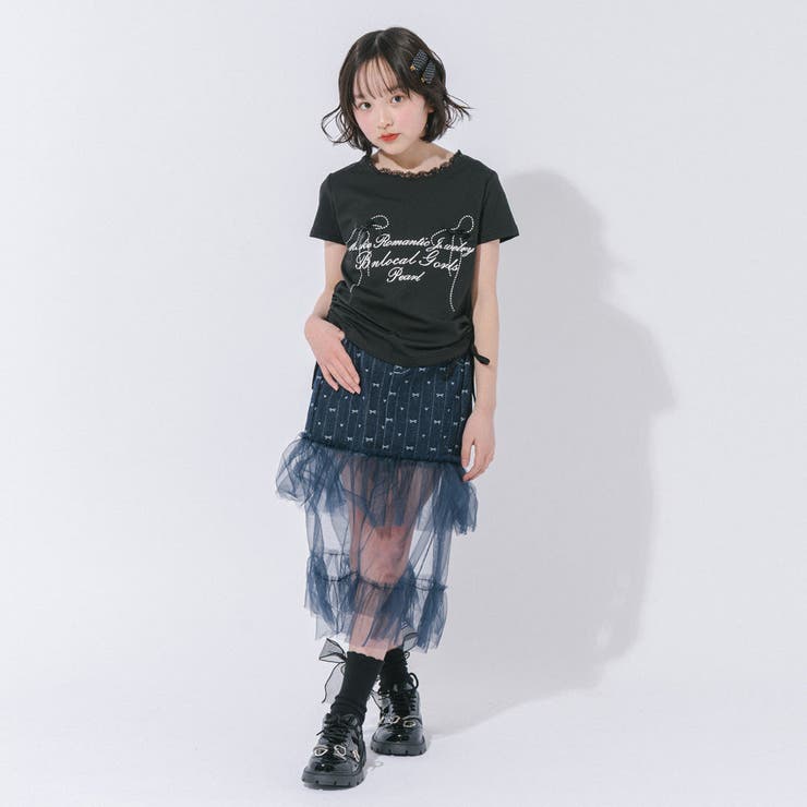 ネックレースデザインリボンプリントTシャツ | URBAN CHERRY | 詳細画像29 