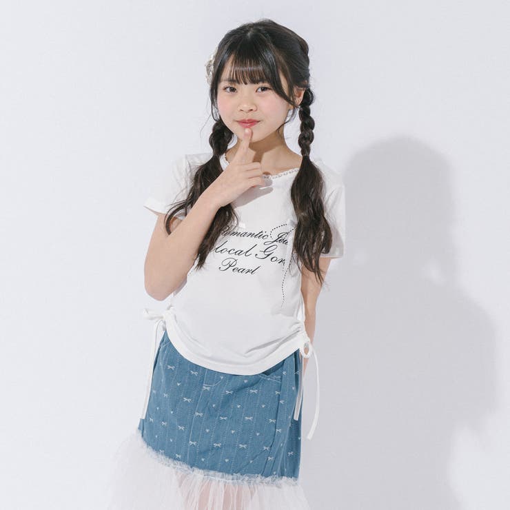 ネックレースデザインリボンプリントTシャツ | URBAN CHERRY | 詳細画像9 