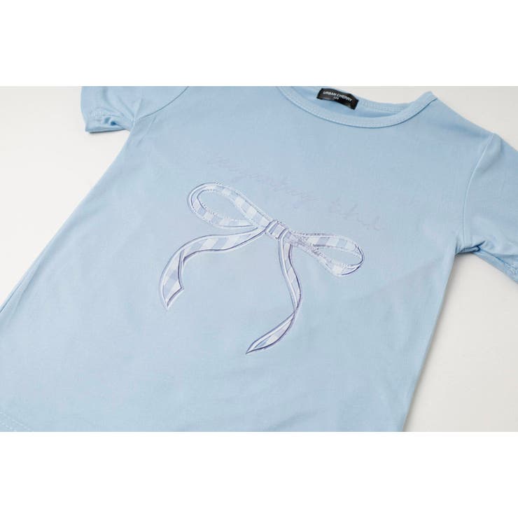 ギンガムチェックリボン刺繍Tシャツ | URBAN CHERRY | 詳細画像20 