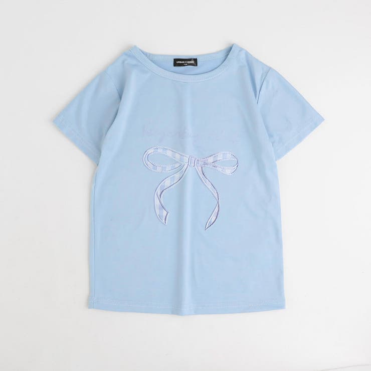 ギンガムチェックリボン刺繍Tシャツ | URBAN CHERRY | 詳細画像6 