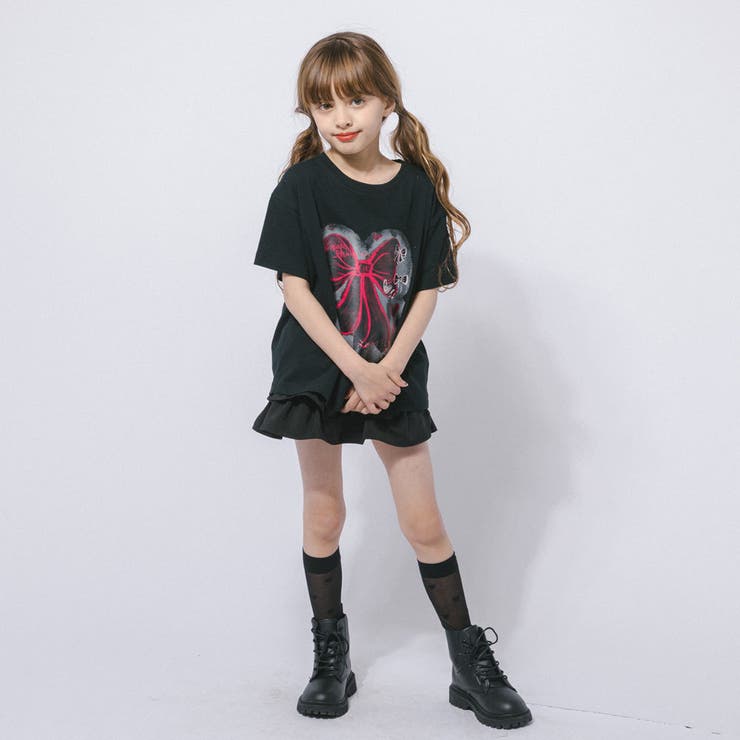 スプレーリボンプリントオーバーサイズTシャツ | URBAN CHERRY | 詳細画像10 