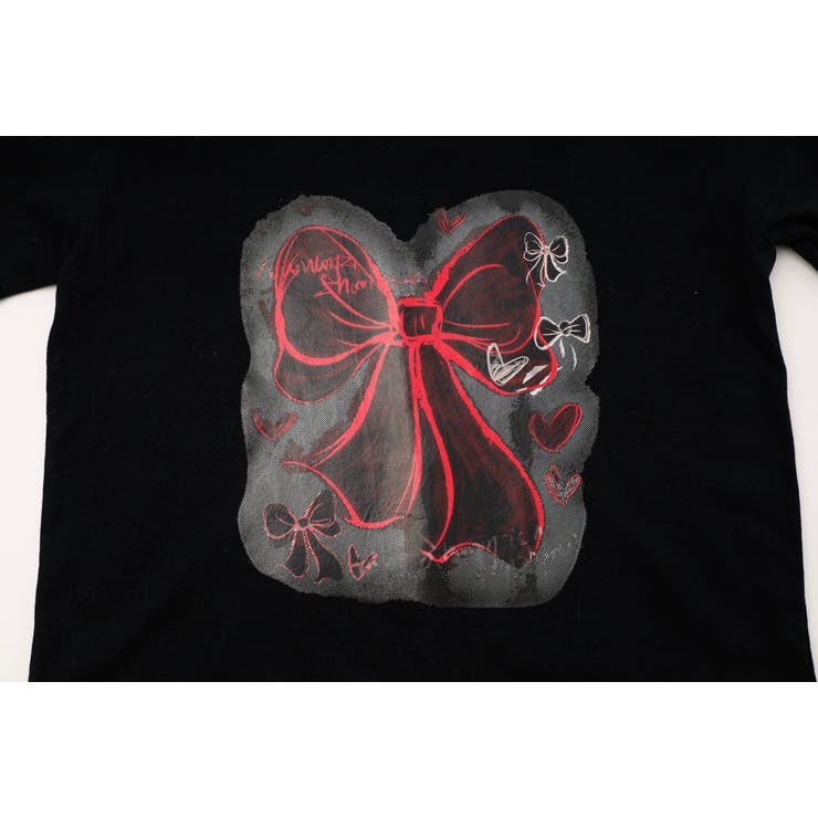 スプレーリボンプリントオーバーサイズTシャツ | URBAN CHERRY | 詳細画像14 