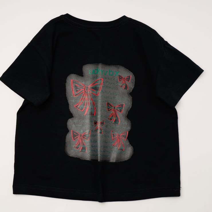 スプレーリボンプリントオーバーサイズTシャツ | URBAN CHERRY | 詳細画像4 