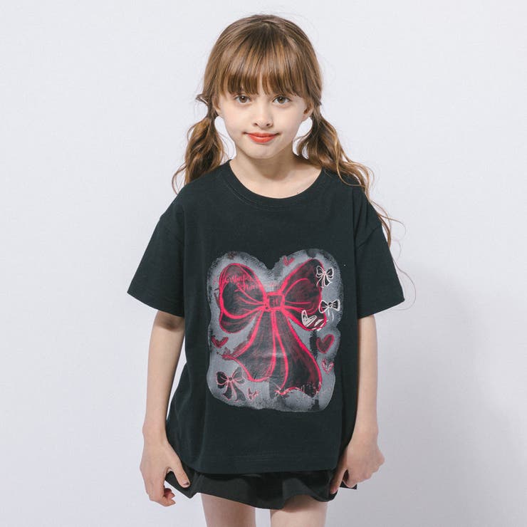 スプレーリボンプリントオーバーサイズTシャツ | URBAN CHERRY | 詳細画像8 