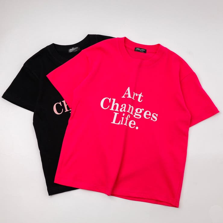 フレンチテキストロゴデザインTシャツ | URBAN CHERRY | 詳細画像2 