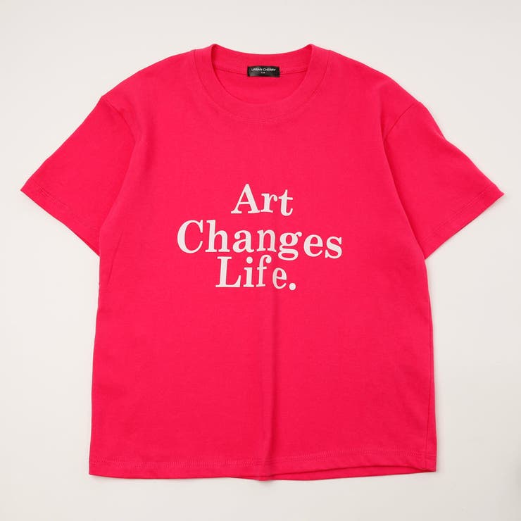 フレンチテキストロゴデザインTシャツ | URBAN CHERRY | 詳細画像4 