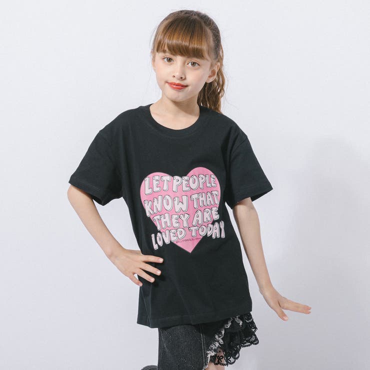 ハートロゴプリントデザインTシャツ | URBAN CHERRY | 詳細画像10 