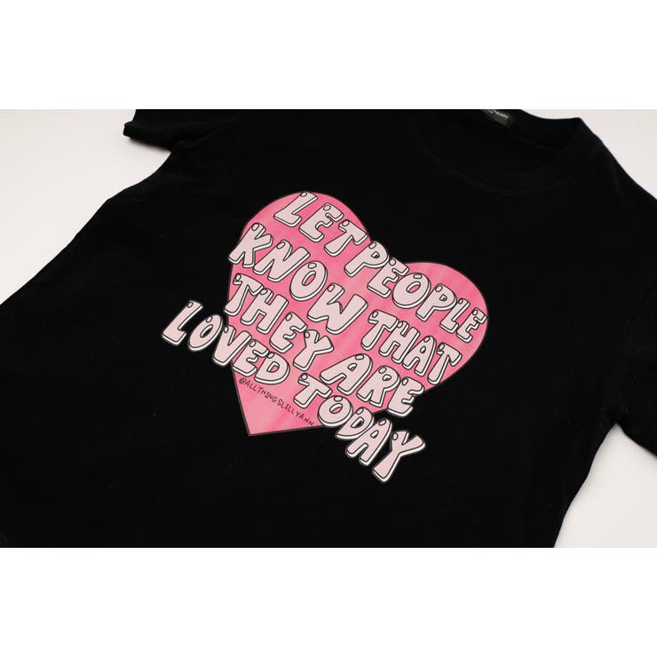 ハートロゴプリントデザインTシャツ | URBAN CHERRY | 詳細画像17 