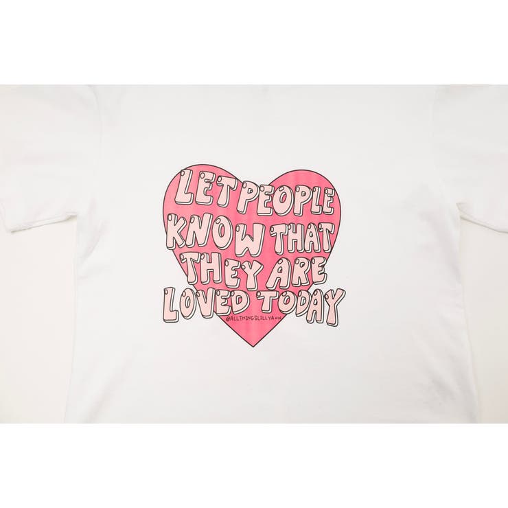 ハートロゴプリントデザインTシャツ | URBAN CHERRY | 詳細画像19 
