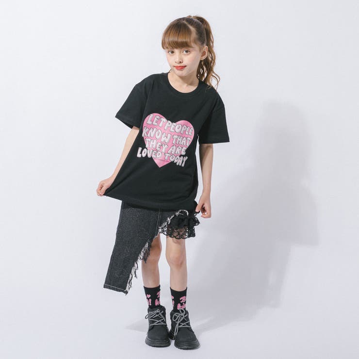 ハートロゴプリントデザインTシャツ | URBAN CHERRY | 詳細画像26 