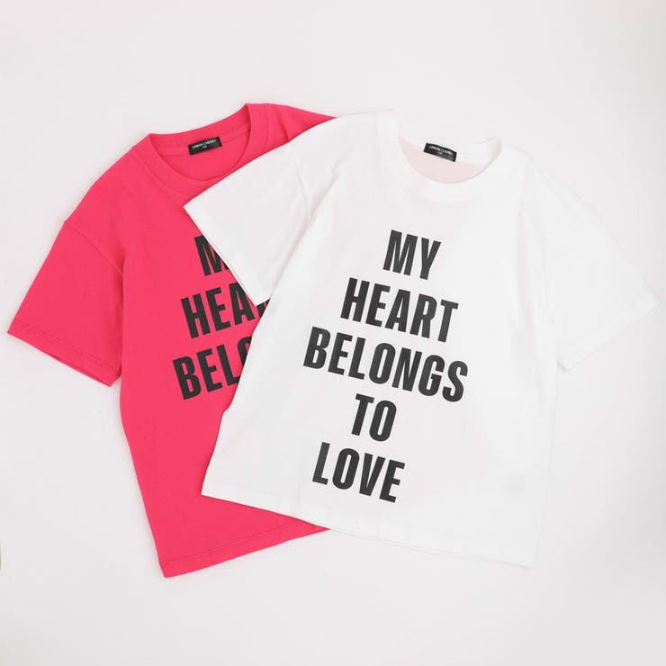 ラブテキストデザインオーバーサイズTシャツ | URBAN CHERRY | 詳細画像2 