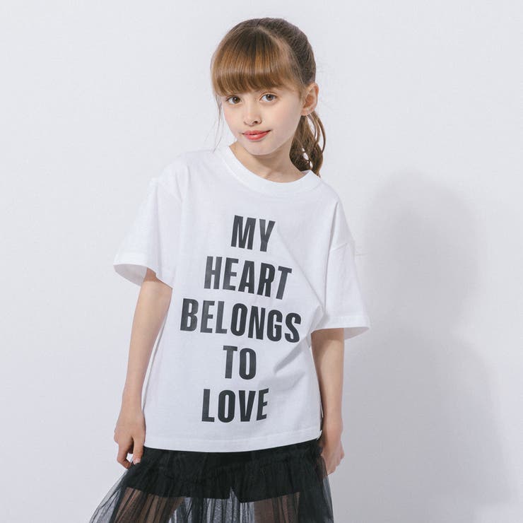 ラブテキストデザインオーバーサイズTシャツ | URBAN CHERRY | 詳細画像3 