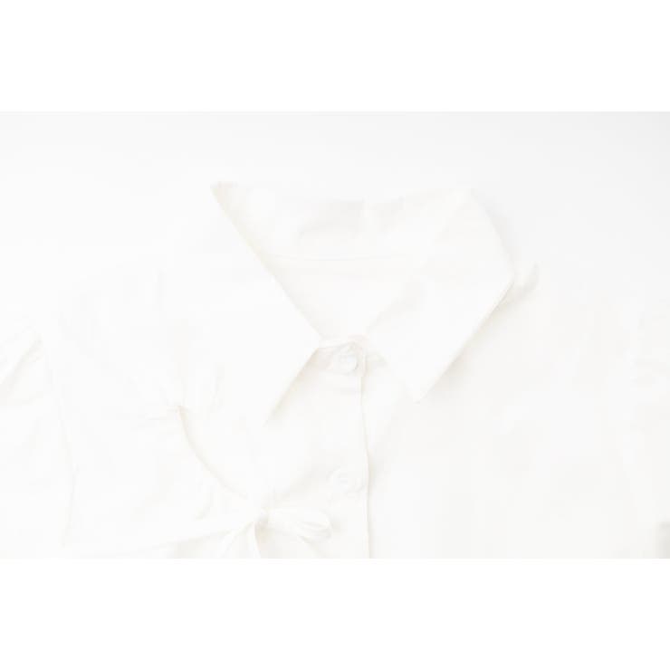 カットデザインギャザーパフスリーブクロップドブラウス | URBAN CHERRY | 詳細画像13 