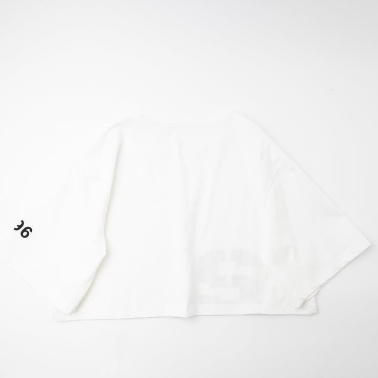 クロップドナンバーロゴデザインTシャツ | URBAN CHERRY | 詳細画像4 