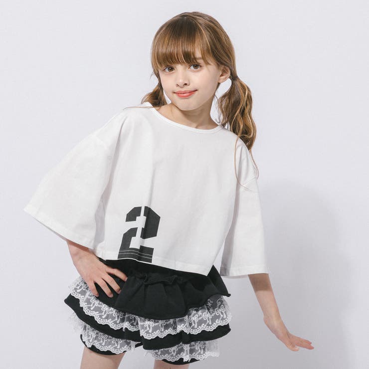 クロップドナンバーロゴデザインTシャツ | URBAN CHERRY | 詳細画像8 