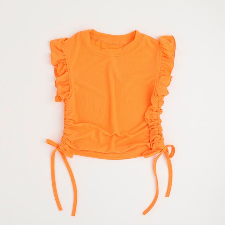 フレンチスリーブフリルサイドギャザートップス | URBAN CHERRY | 詳細画像10 