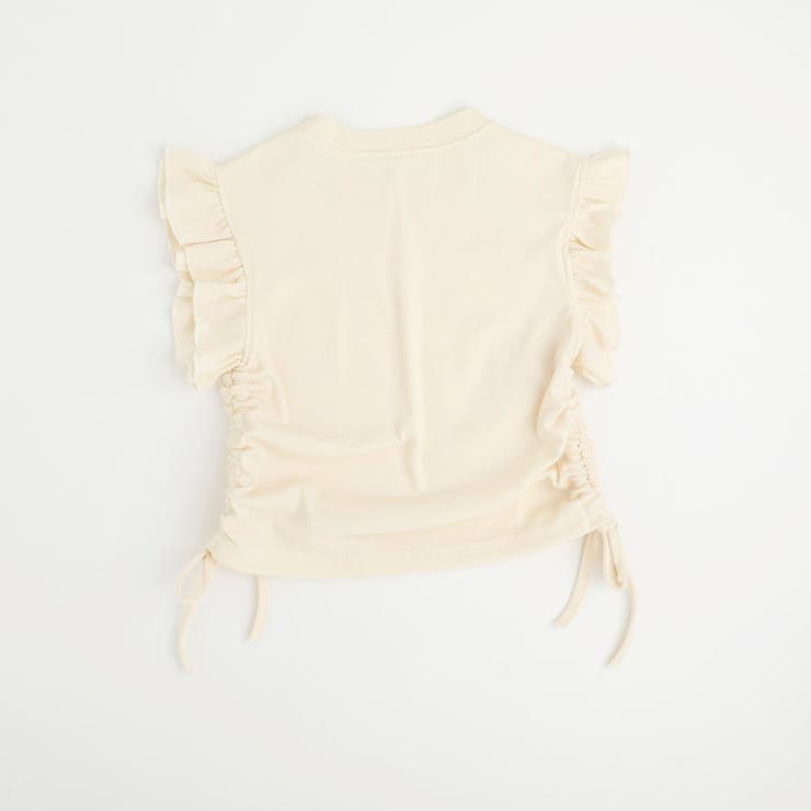 フレンチスリーブフリルサイドギャザートップス | URBAN CHERRY | 詳細画像12 