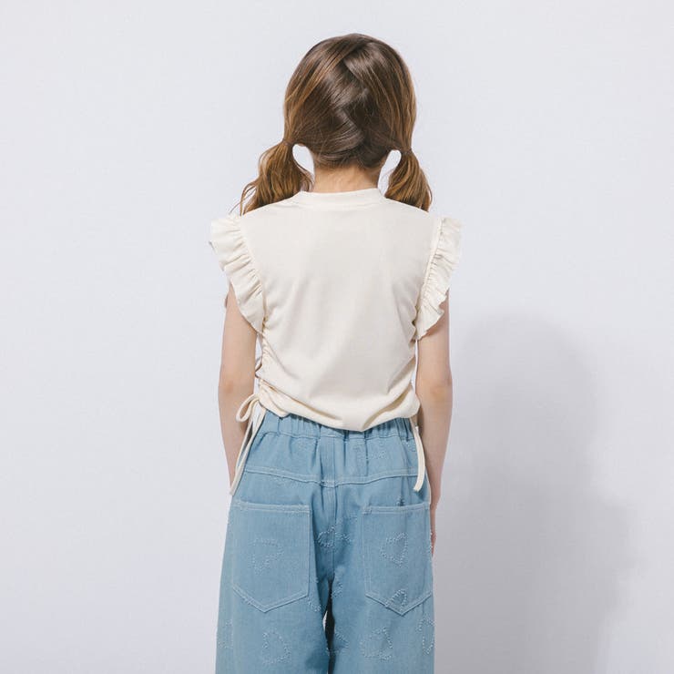 フレンチスリーブフリルサイドギャザートップス | URBAN CHERRY | 詳細画像14 