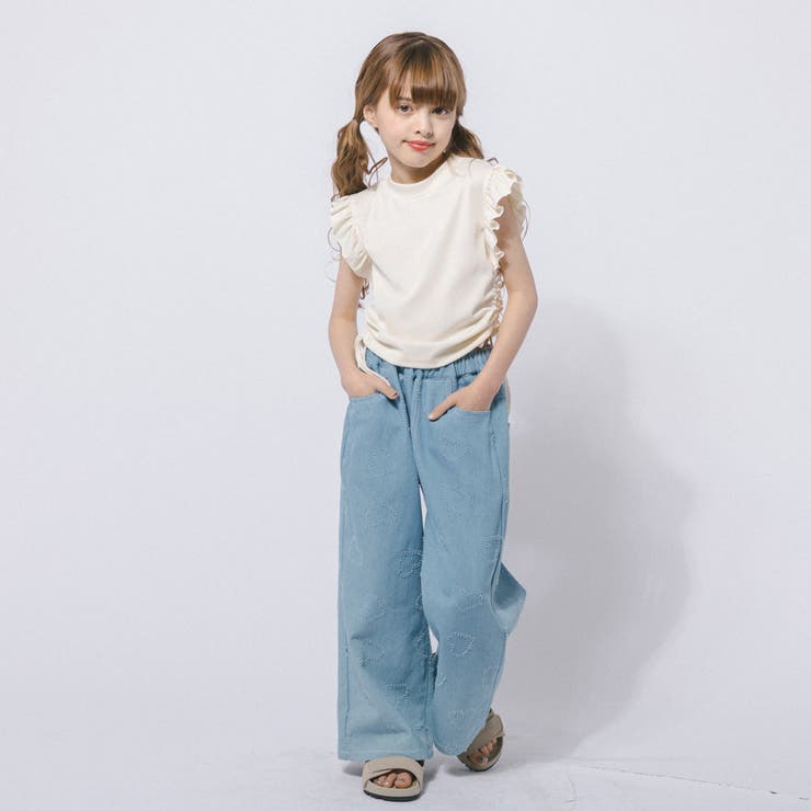 フレンチスリーブフリルサイドギャザートップス | URBAN CHERRY | 詳細画像15 