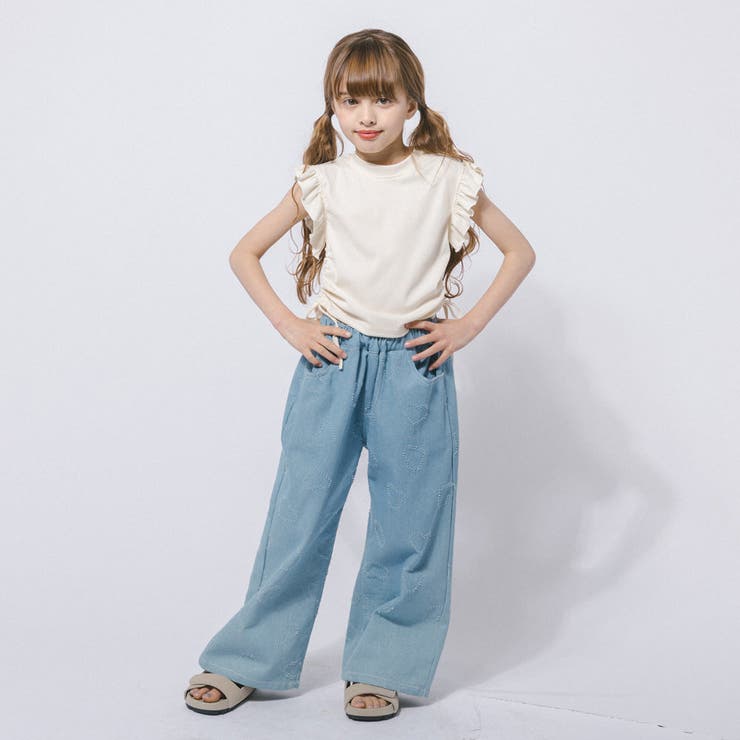 フレンチスリーブフリルサイドギャザートップス | URBAN CHERRY | 詳細画像16 