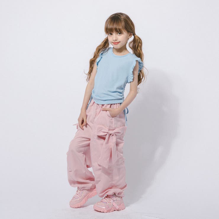 フレンチスリーブフリルサイドギャザートップス | URBAN CHERRY | 詳細画像19 