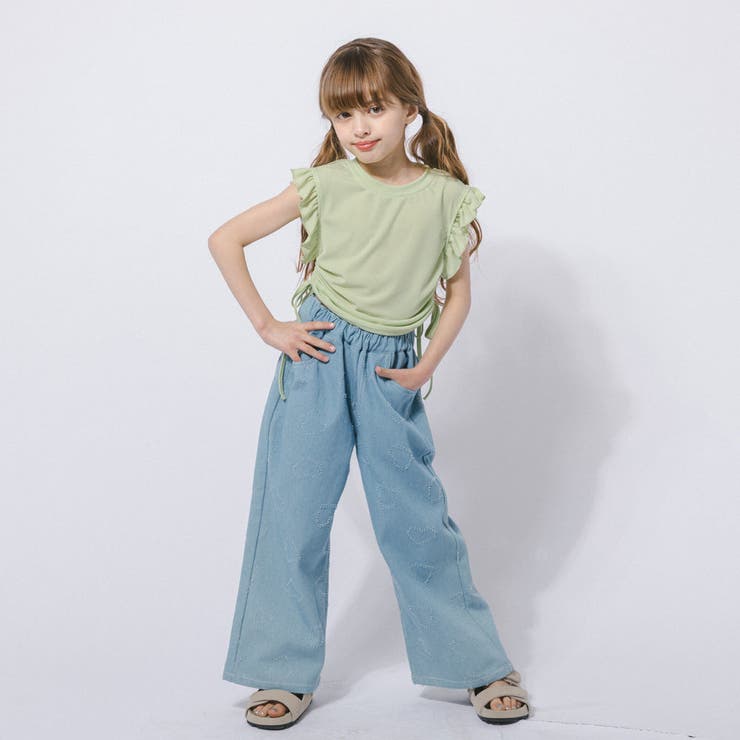 フレンチスリーブフリルサイドギャザートップス | URBAN CHERRY | 詳細画像21 