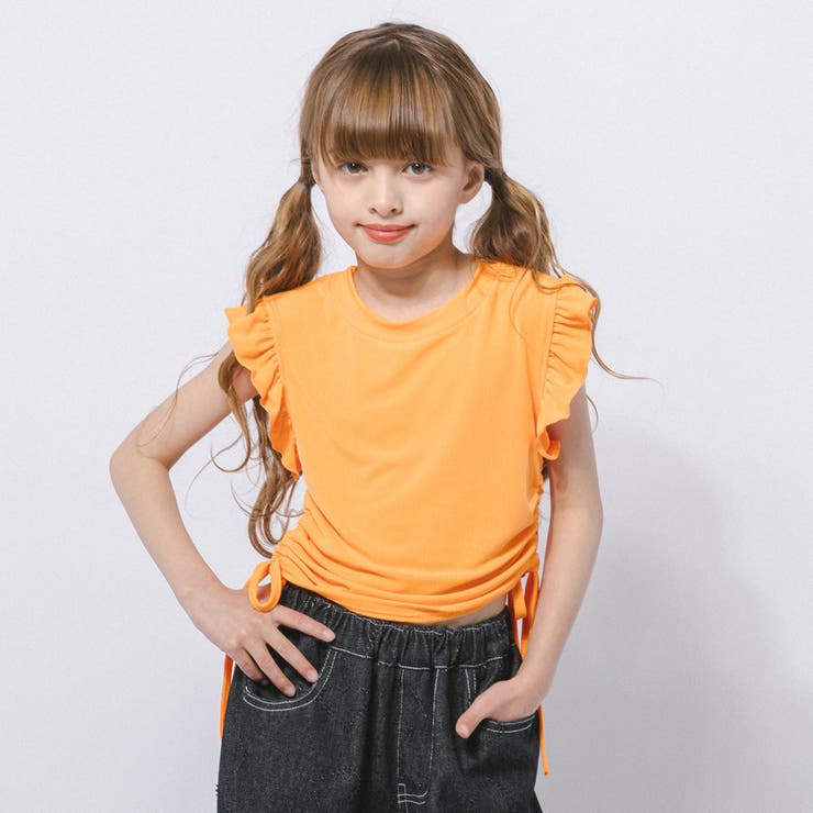 フレンチスリーブフリルサイドギャザートップス | URBAN CHERRY | 詳細画像22 