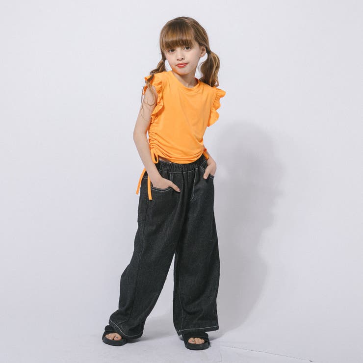 フレンチスリーブフリルサイドギャザートップス | URBAN CHERRY | 詳細画像23 