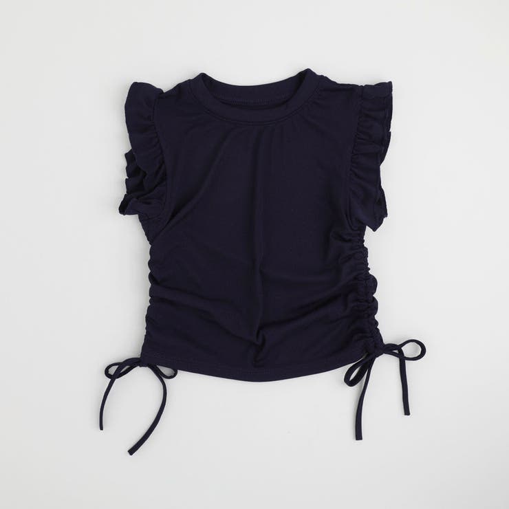 フレンチスリーブフリルサイドギャザートップス | URBAN CHERRY | 詳細画像7 