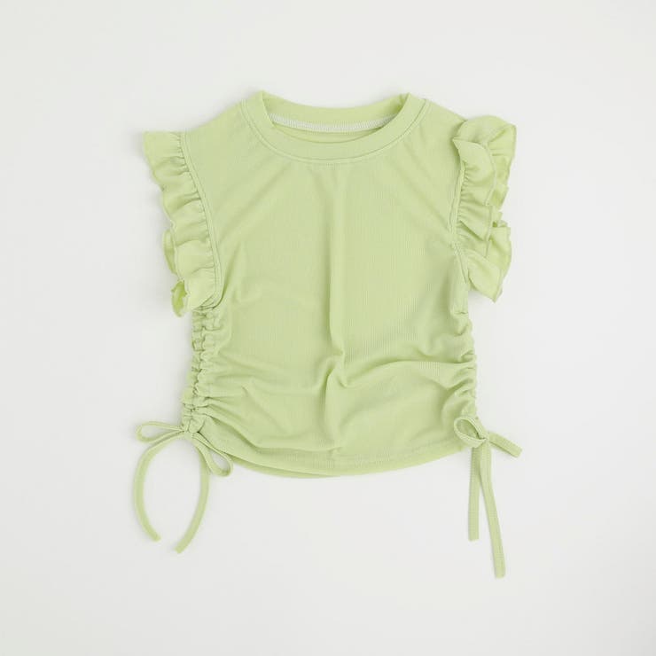 フレンチスリーブフリルサイドギャザートップス | URBAN CHERRY | 詳細画像8 