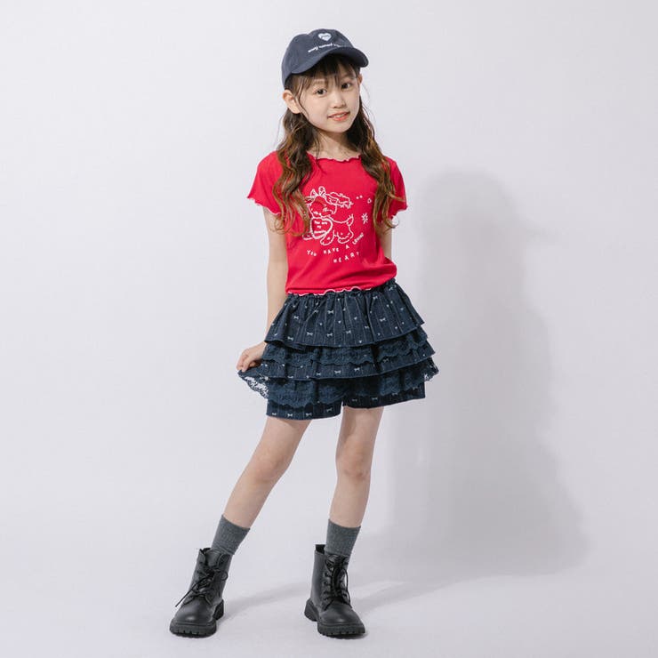マルチプリント配色メロウTシャツ | URBAN CHERRY | 詳細画像23 