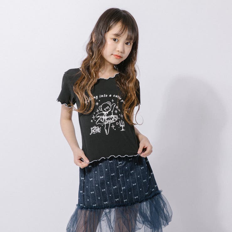 マルチプリント配色メロウTシャツ | URBAN CHERRY | 詳細画像5 