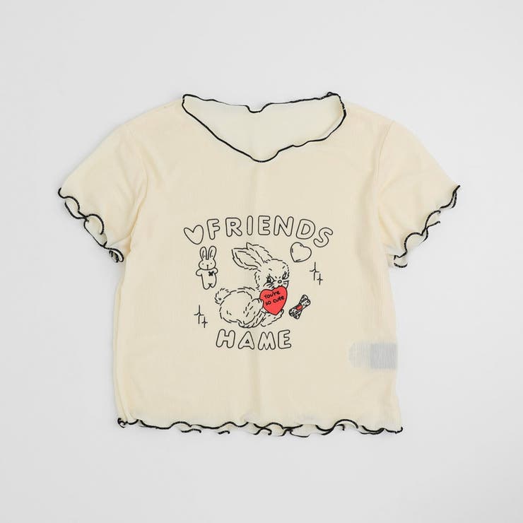 マルチプリント配色メロウTシャツ | URBAN CHERRY | 詳細画像6 