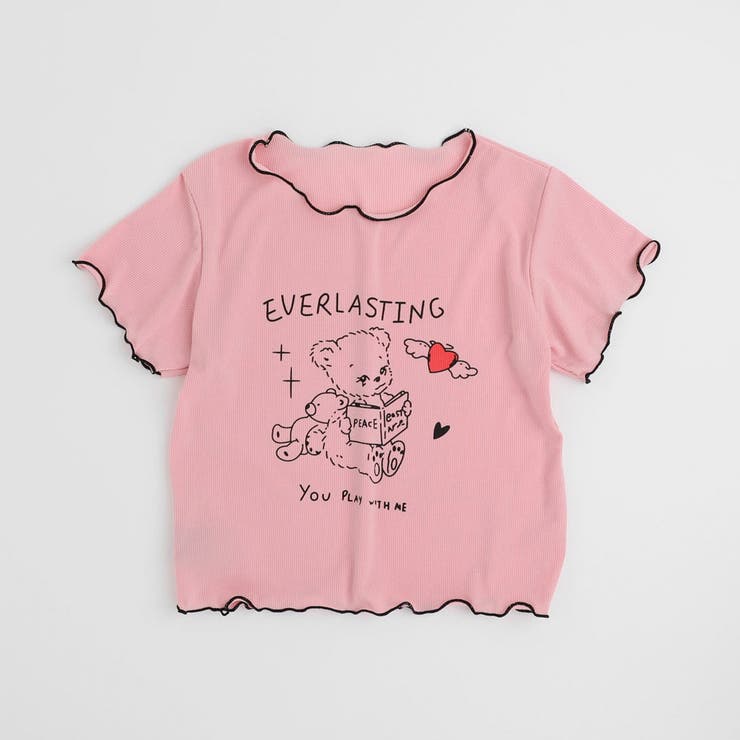 マルチプリント配色メロウTシャツ | URBAN CHERRY | 詳細画像9 