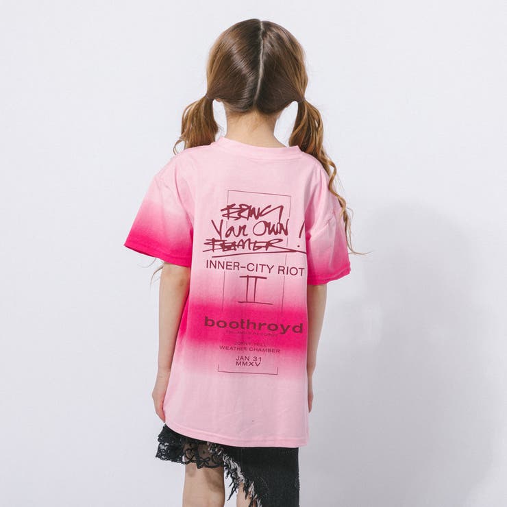 タイダイデザインロゴプリントオーバーサイズTシャツ | URBAN CHERRY | 詳細画像8 