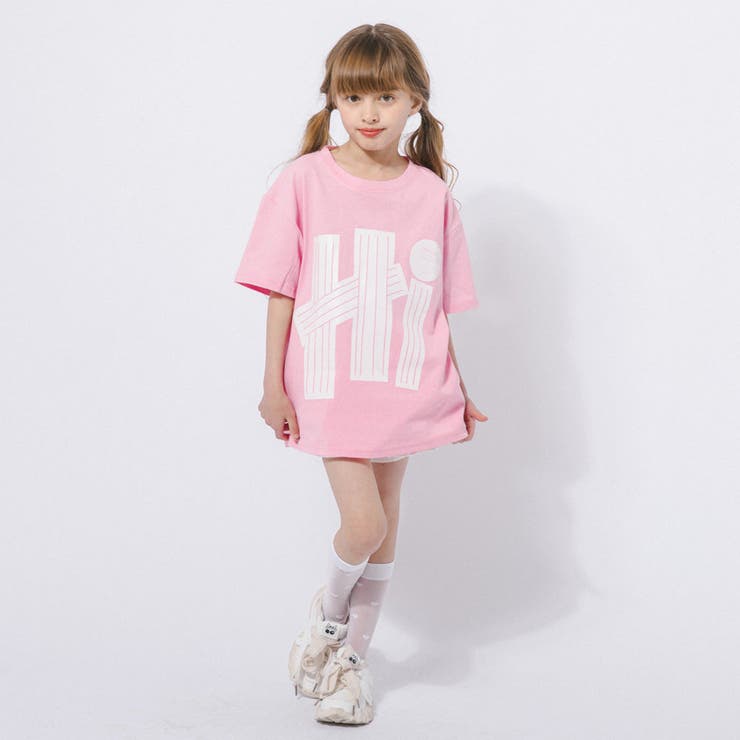 ビッグフロントロゴデザインオーバーサイズTシャツ | URBAN CHERRY | 詳細画像14 