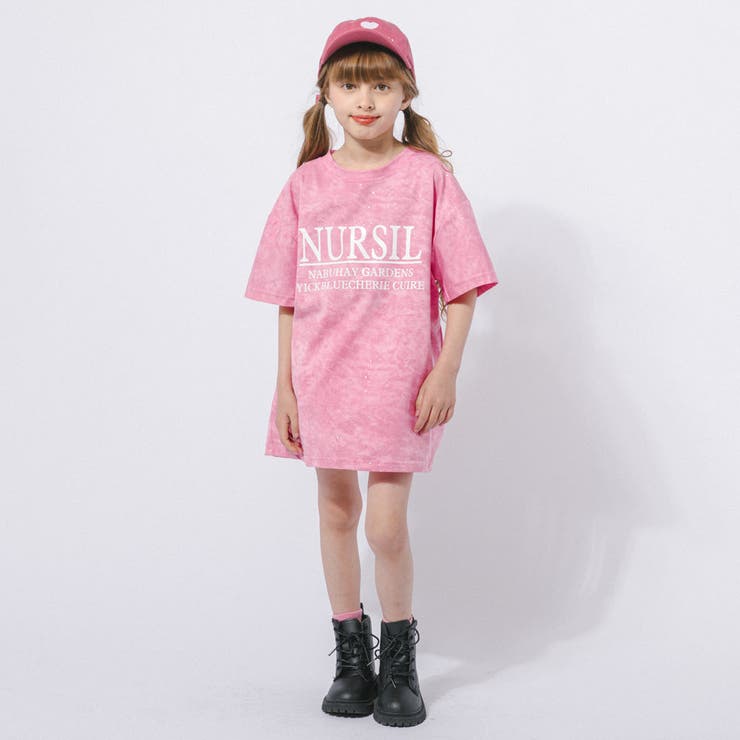 ラメデザインロゴプリントオーバーサイズTシャツ | URBAN CHERRY | 詳細画像13 