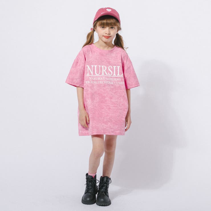 ラメデザインロゴプリントオーバーサイズTシャツ | URBAN CHERRY | 詳細画像14 
